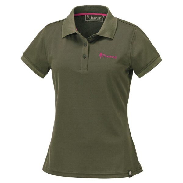 Pinewood Ramsey Polo SHIRT Lady Groen