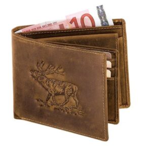 leder portefeuille hert horizontaal
