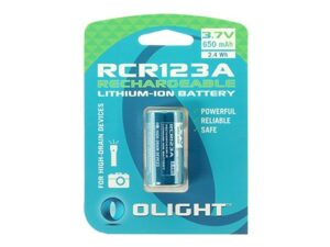 Olight RCR123A battery 3.7V 650mAh Herlaadbaar