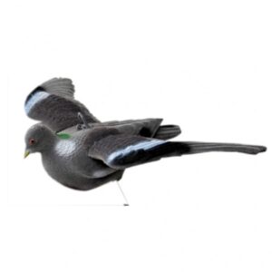 lokvogel vliegende/invallende duif geflockt vaste vleugels