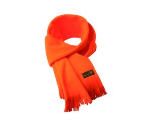 Riserva windproof oranje fleece sjaal