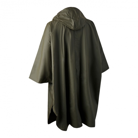 Deerhunter Hurricane Regen-Poncho – 100 % Wasserdicht Mit Fernglas-Tasche Für Die Jagd