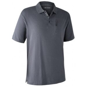 Deerhunter Larch Polo Shirt Iron Melange