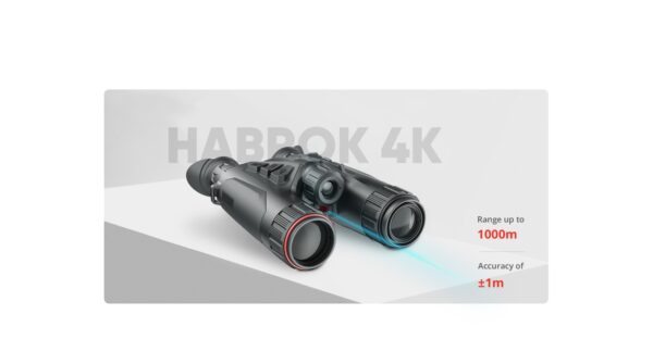 Hikmicro Habrok 4K HE25LN binocular 940nm thermal & optical image