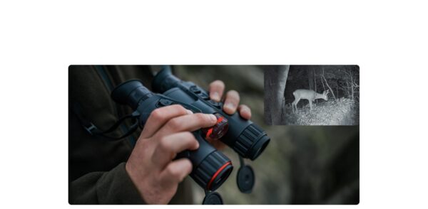 Hikmicro Habrok 4K HE25LN binocular 940nm thermal & optical image