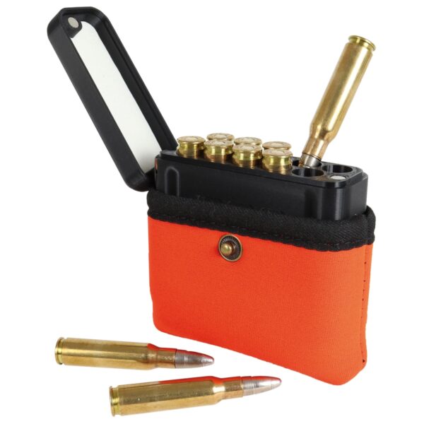 Patronenbox-Etui zwart-orange