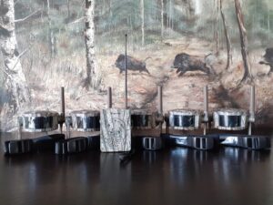 Bewegingsmelder 1+5, Ontvanger met 5 sensoren 300meter