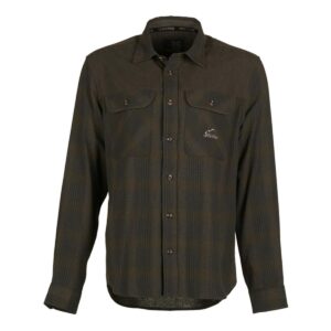 Univers Flanellen Hemd met Suede Patches