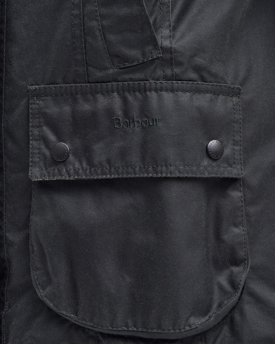Barbour Beadnell Wax Jacket, kleur sage