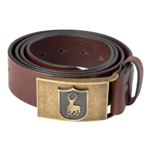 Deerhunter Leren Riem Gesp met Logo Cognac