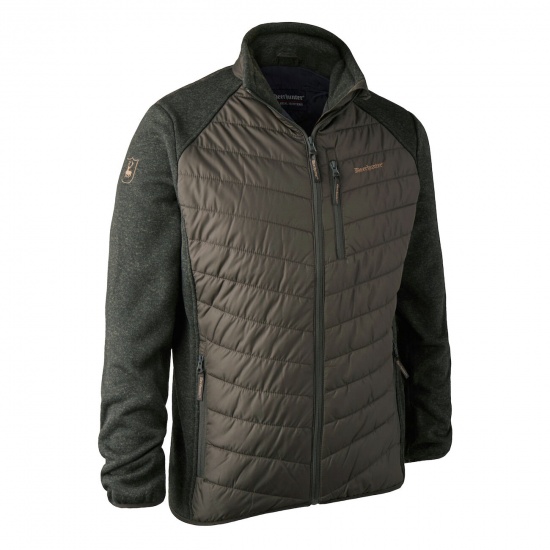 Deerhunter Moor Padded Jacket met gebreide stukken Groen