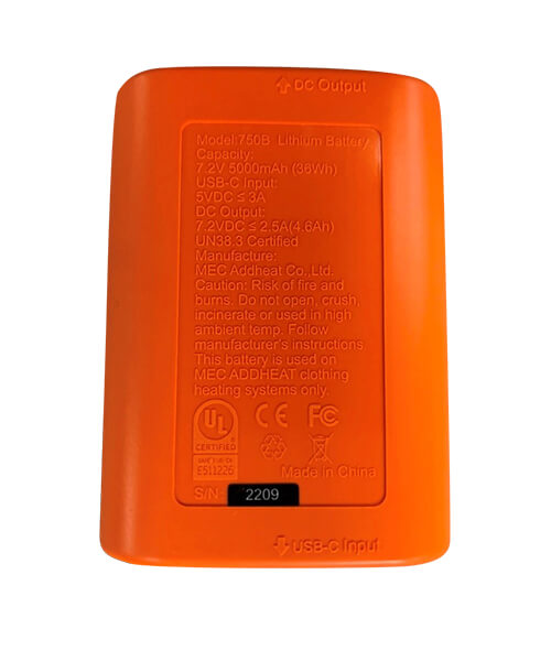 Nordic Heat Batterij XL (7.4V) 5000mAh