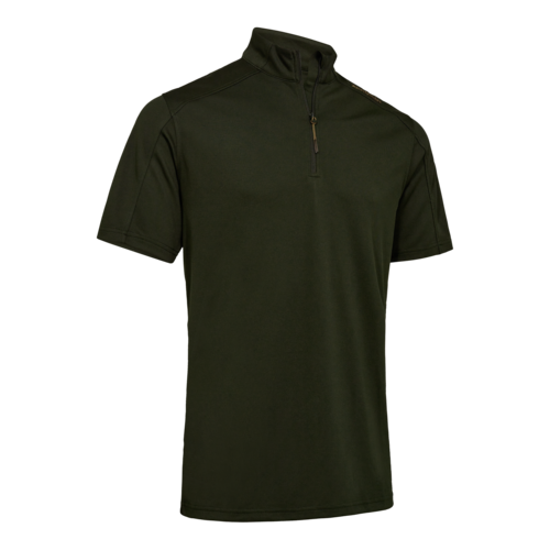 Deerhunter Climate 1/2 Rits T-Shirt met 37.5® Technology korte Mouw