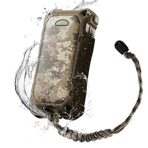 Handwarmer/Powerbank/Zaklamp herlaadbaar - camou