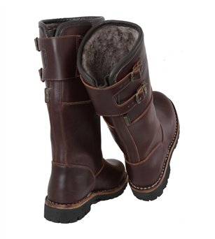Reykjavik brown Nubuck wool zipp