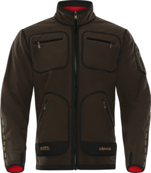 Härkila Kamko Fleece Omkeerbaar Bruin/Rood
