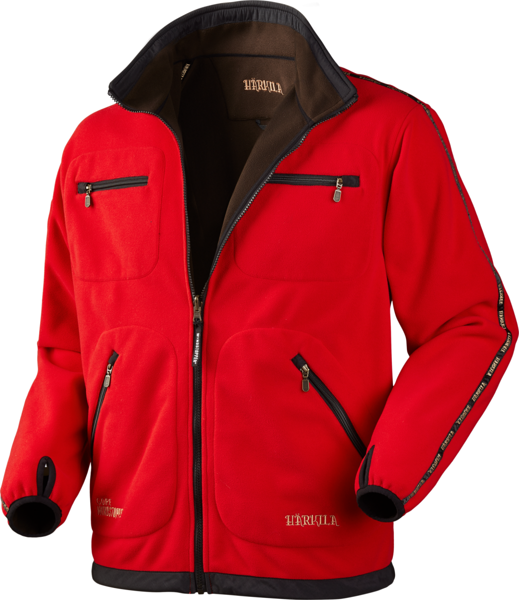 Härkila Kamko Fleece Omkeerbaar Bruin/Rood
