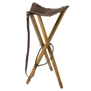 Driepoot Kruk 85 cm lederen zitvlak
