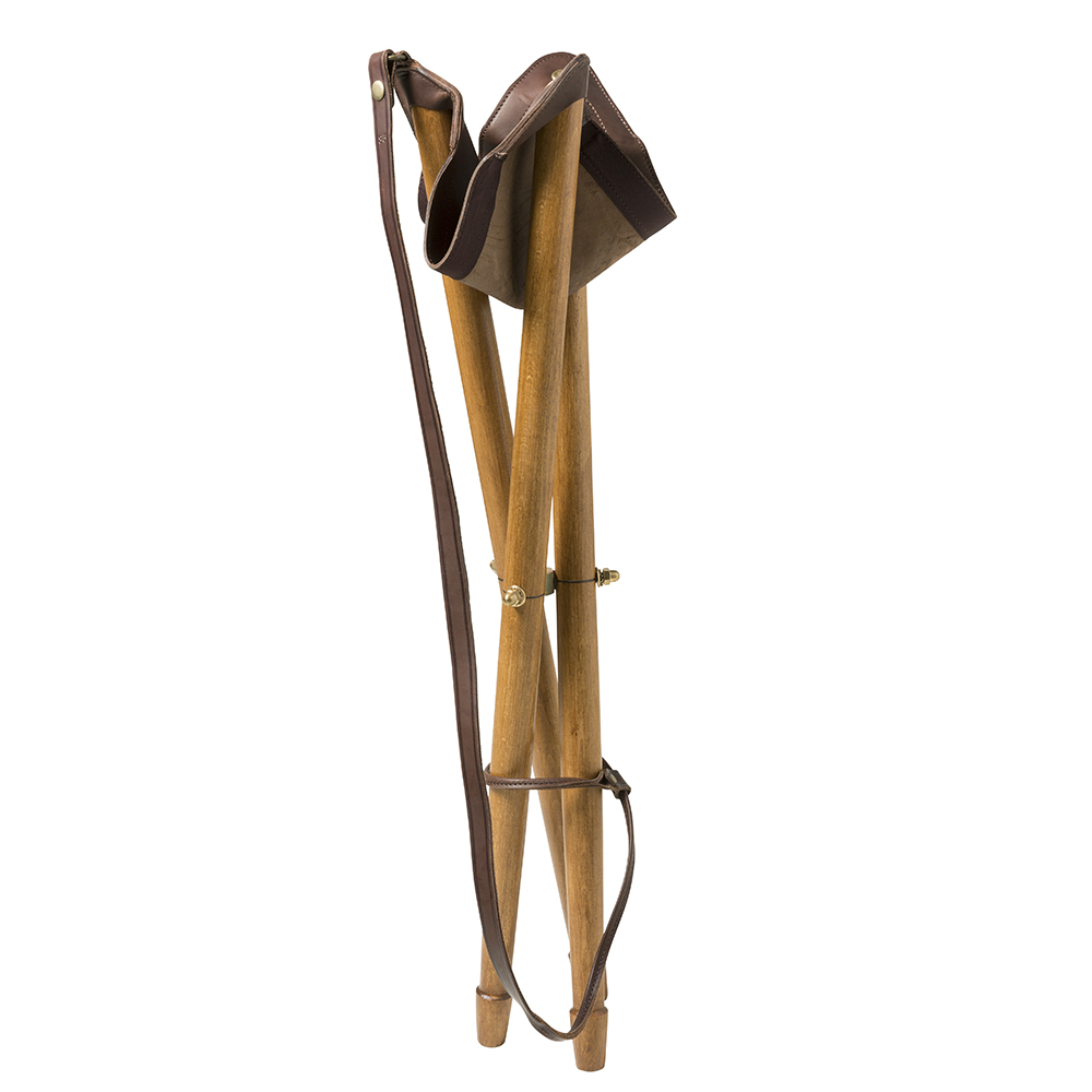 Driepoot Kruk 85 cm lederen zitvlak XL