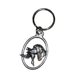 Sleutelhanger Hond met eend