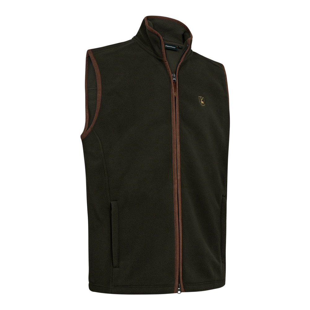 Deerhunter Cumbria Fleece Waistcoat Forest Ember